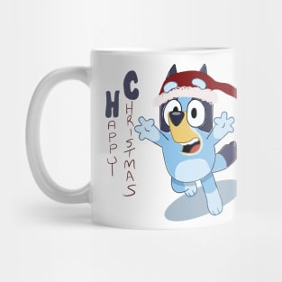 Bluey Christmas Digital Drawing Fan Art Mug